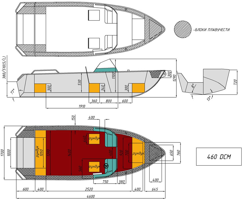 чертёж для - Wyatboat-460 DCM
