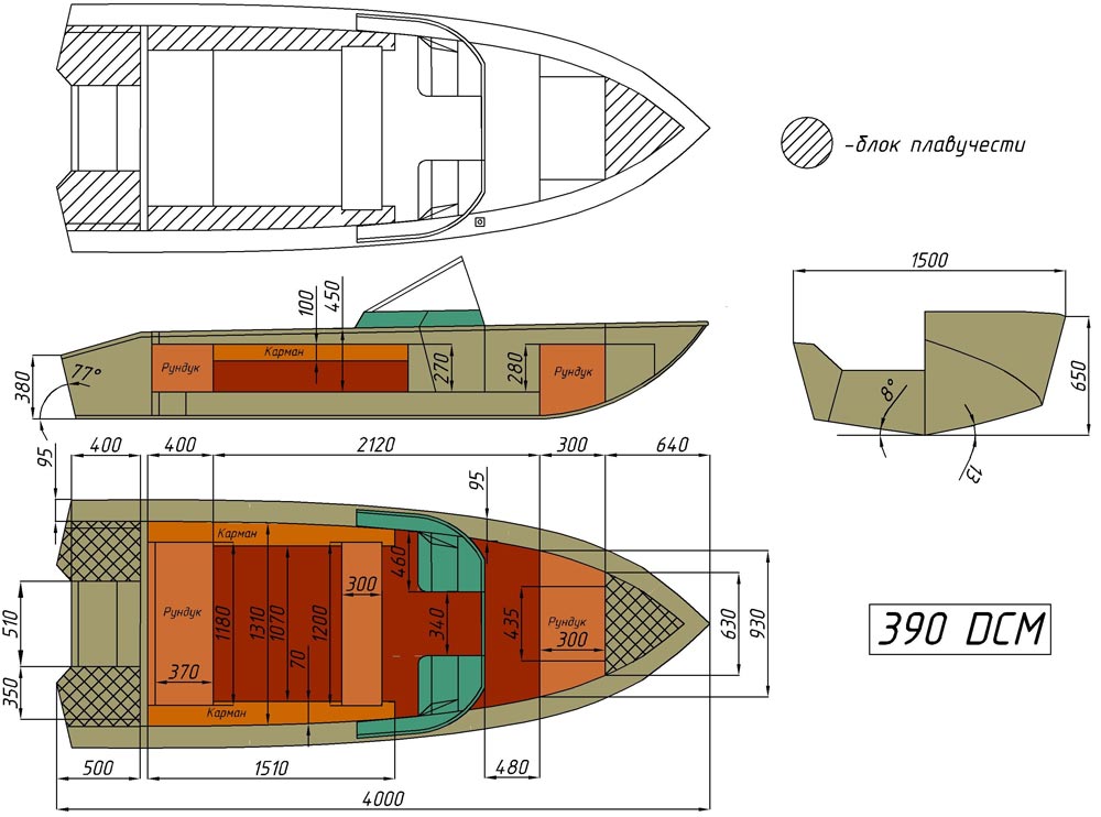 чертёж для - Wyatboat-390 DCM