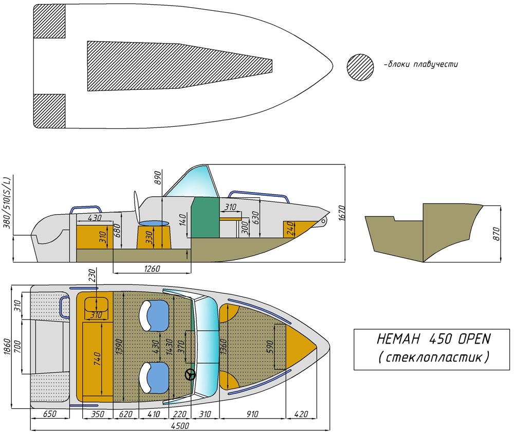 чертёж для - Neman-450 Open